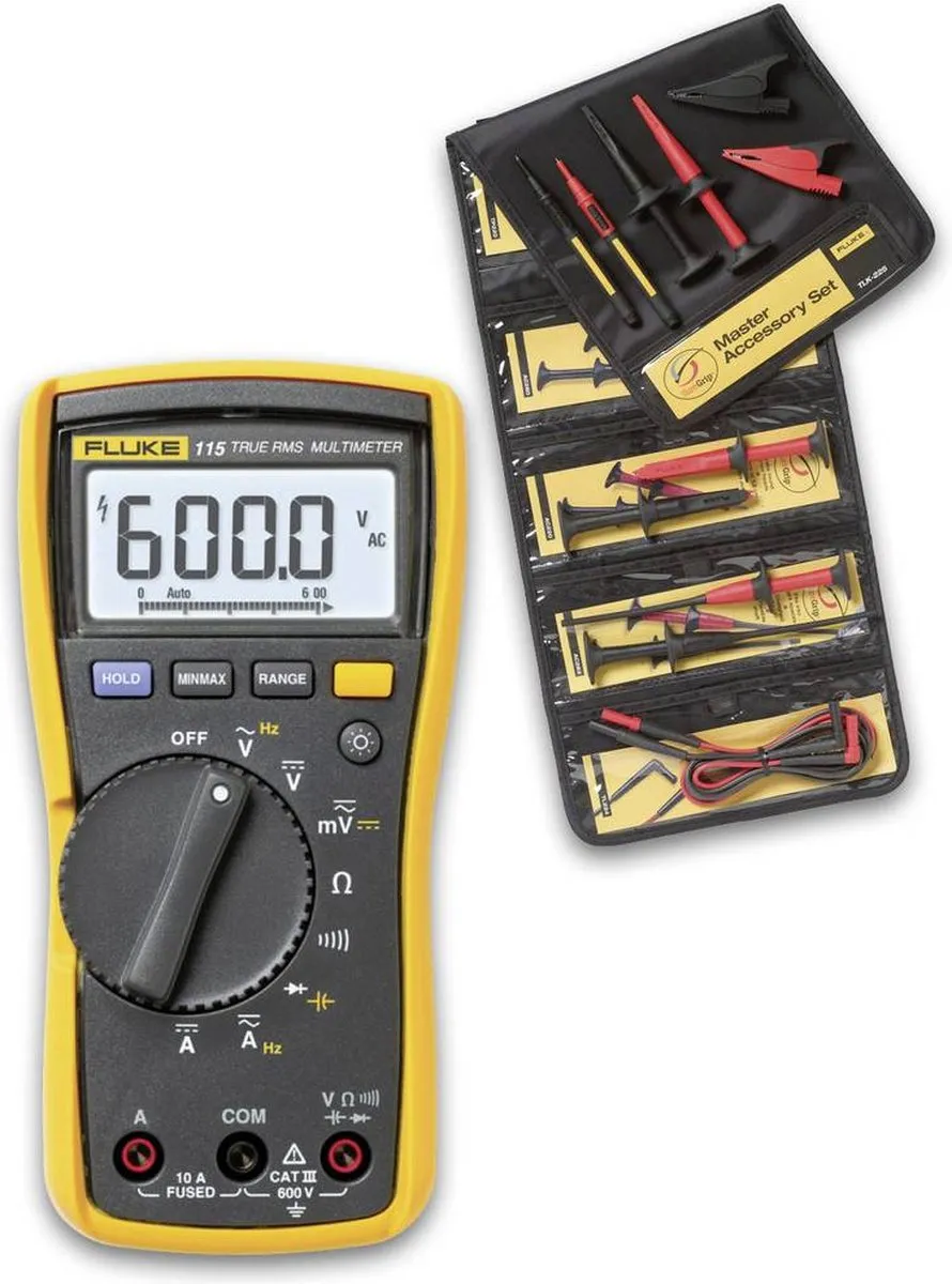 Fluke FLK115/TLK-225-1 Digitale Multimeter 6000 Counts