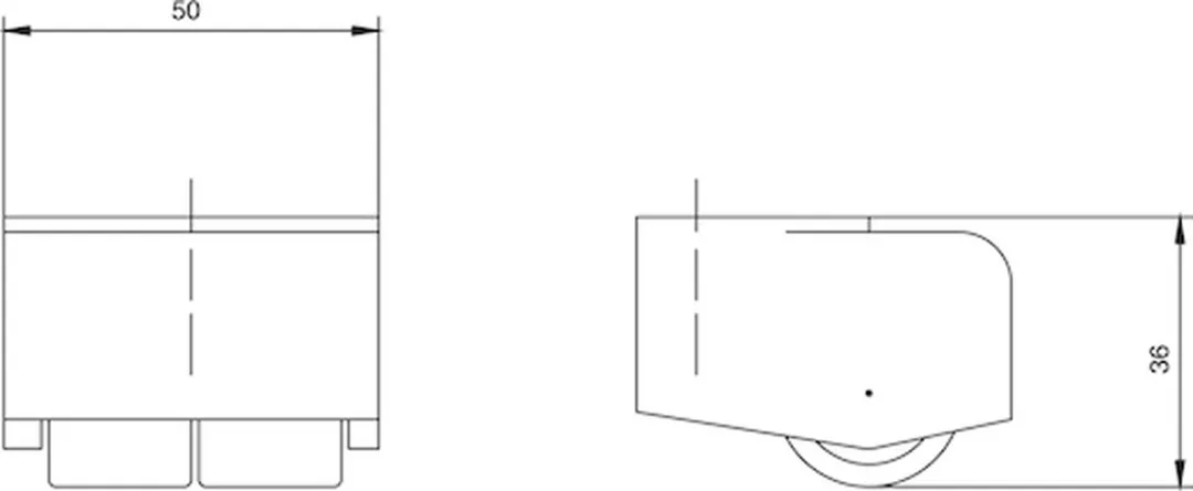Würth Meubelwiel draaibaar 70 kg - 4 Stuks