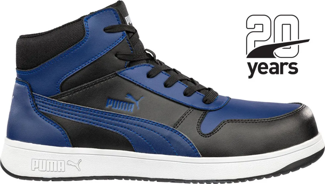 PUMA Frontcourt S3L 630070 - Werklaarzen - Zwart/Blauw