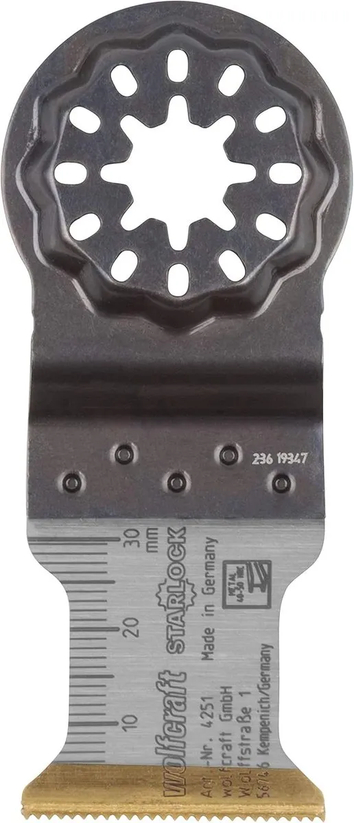 Wolfcraft Expert Insteekzaagblad HM TiN 4251000 - Oscillerend - afbeelding 6 van 6