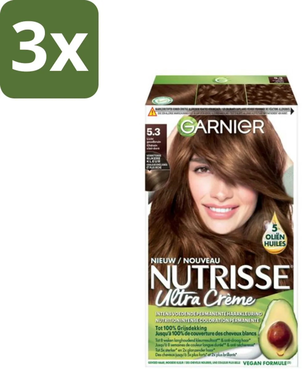Garnier Nutrisse Ultra Crème 5.3 Licht Goudbruin