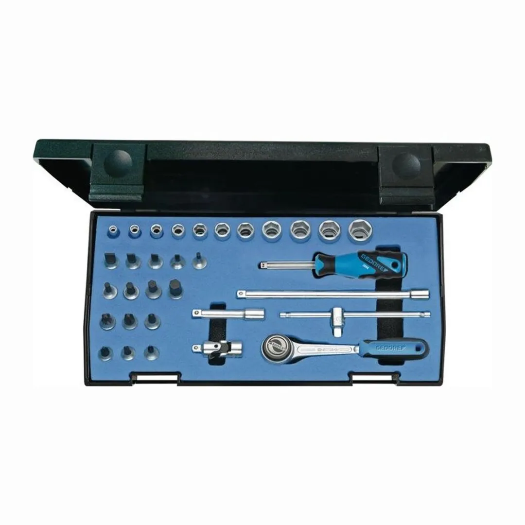 Gedore 20 IMU-3 6174150 Dopsleutelset 1/4" 32-delig