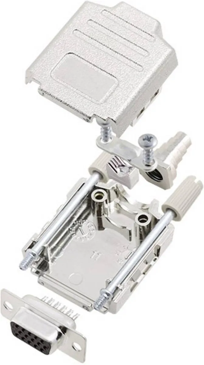 Amphenol L17DPPK15-M+L77HDA26S D-sub 26-polig soldeerkelkset