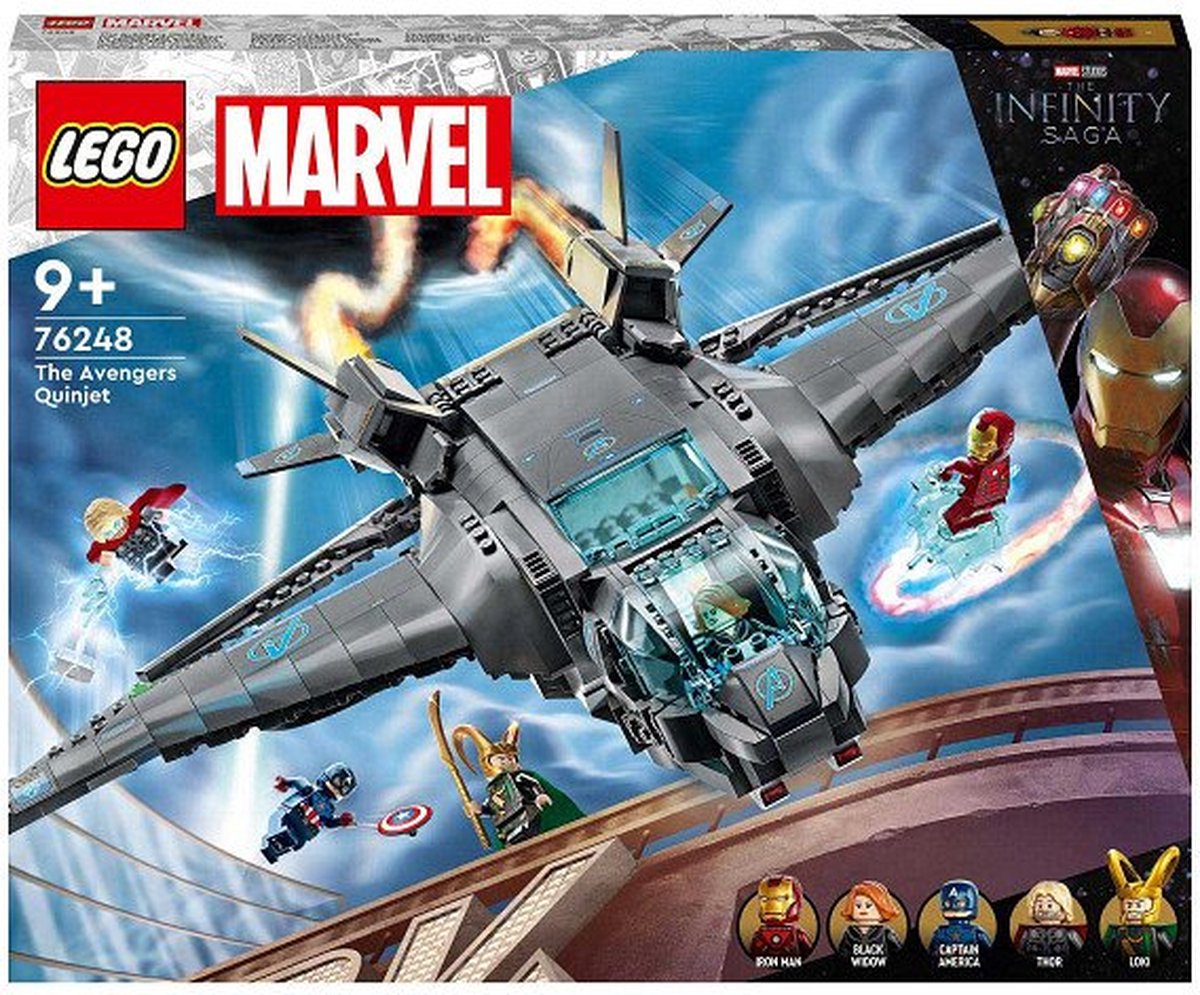 LEGO Marvel De Avengers Quinjet, Infinity Saga Set - 76248