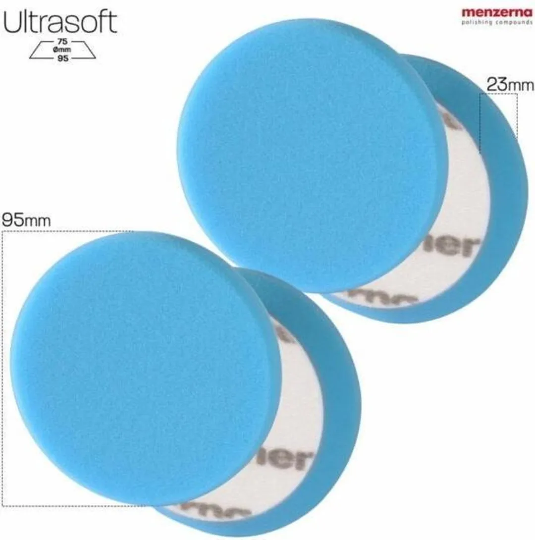 Menzerna Ultra Soft Wax Foam Blue Polijstschijven 95mm