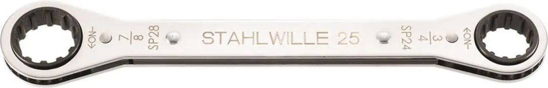 Stahlwille 25ASP-24X28 Ringratelsleutel Spline 235mm