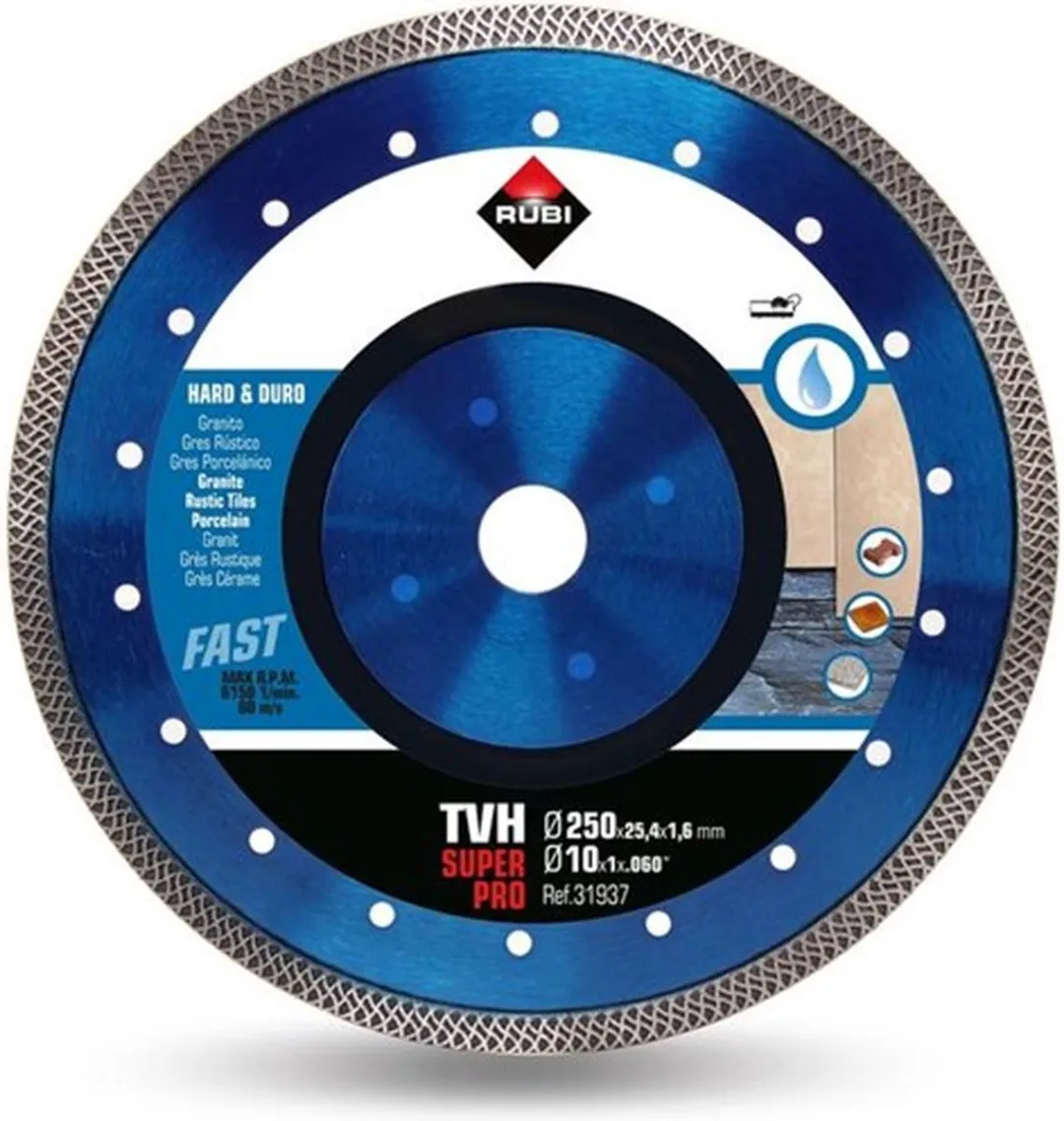Rubi Diamantschijf TURBO VIPER 250mm TVH - 250mm