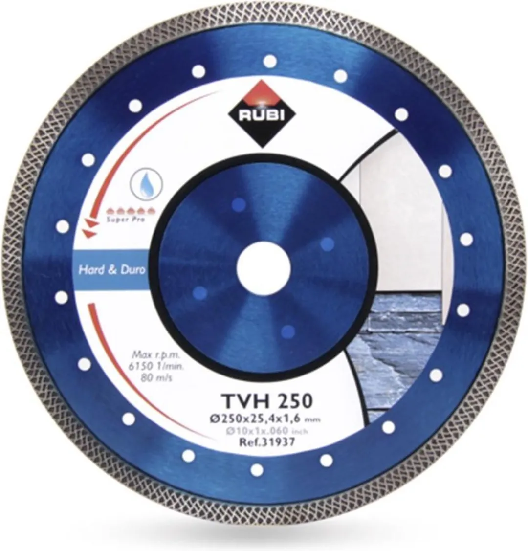 Rubi Diamantschijf TURBO VIPER 250mm TVH