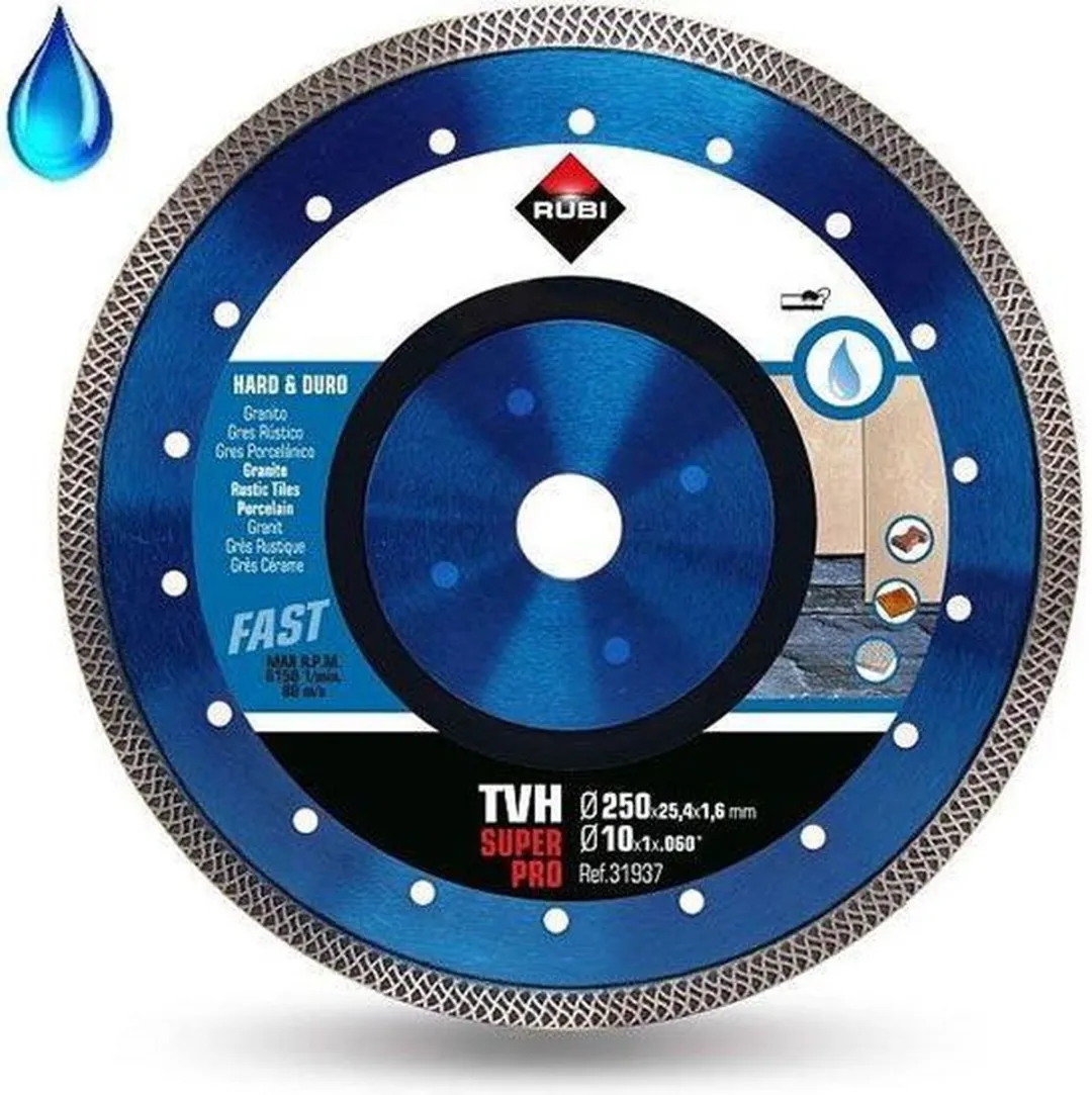 Rubi Diamantschijf TURBO VIPER 250mm TVH - 250mm