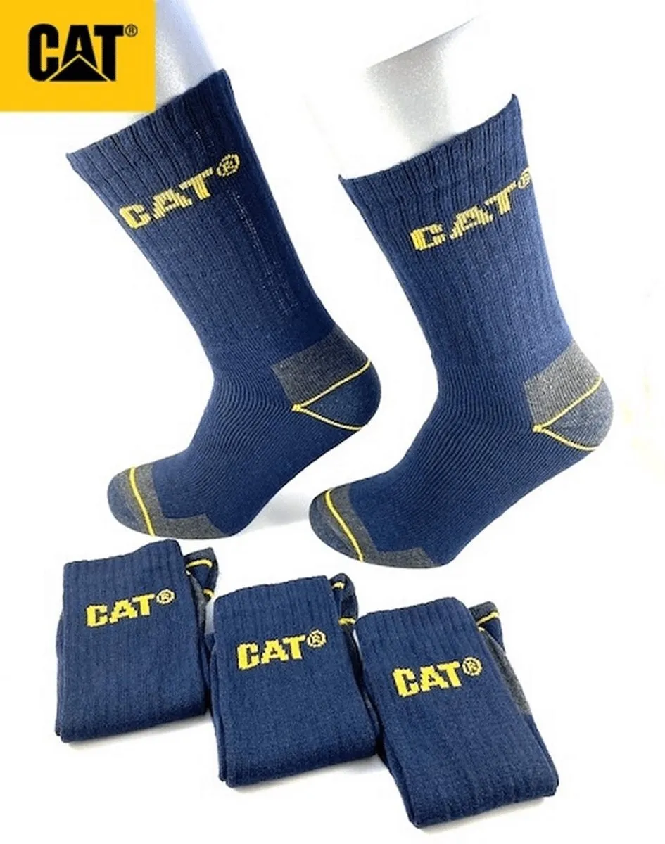 Caterpillar Heren Werksokken Navy - 3 Stuks - afbeelding 6 van 6