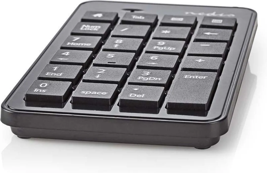 Nedis KBNM100BK Bedraad Toetsenbord - Zwart - afbeelding 6 van 6