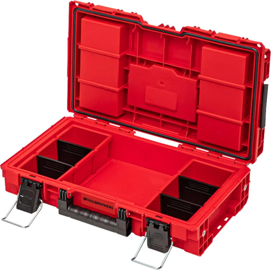 Toolbrothers RHINO XL Gereedschapskoffer M 13,5L - Rood - IP66 - afbeelding 4 van 6