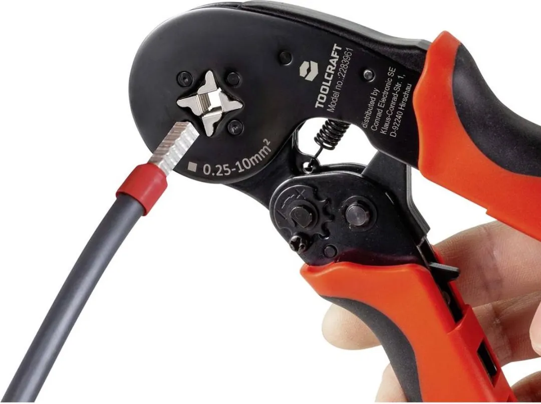TOOLCRAFT Krimptang Adereindhulzen 0.25-10mm²