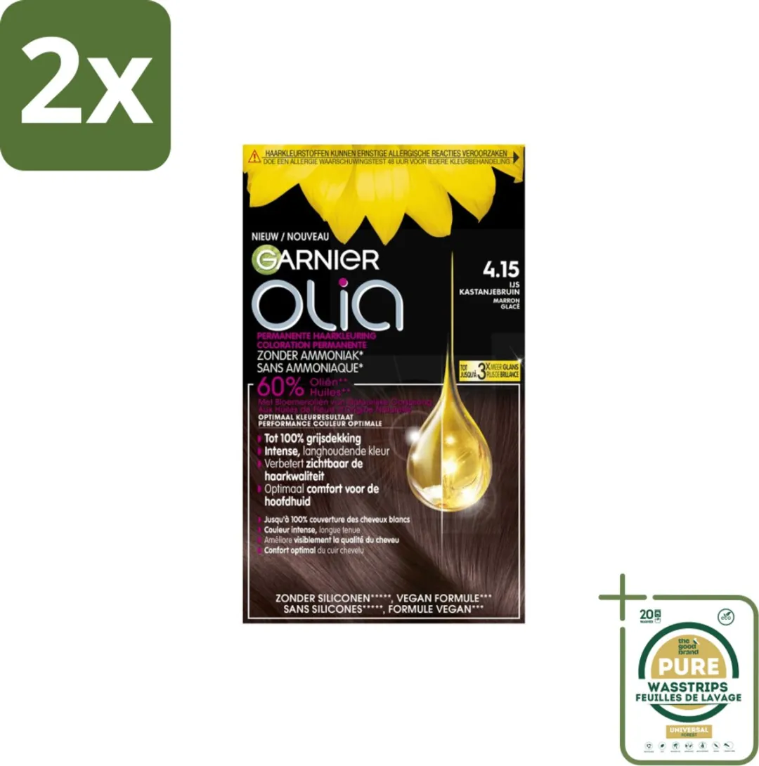 Garnier Olia 4.15 Haarkleuring Kastanjebruin