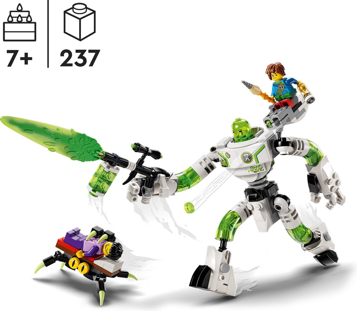LEGO DREAMZzz Mateo en Z-Blob de robot Speelgoed met Grote Figuur - 71454