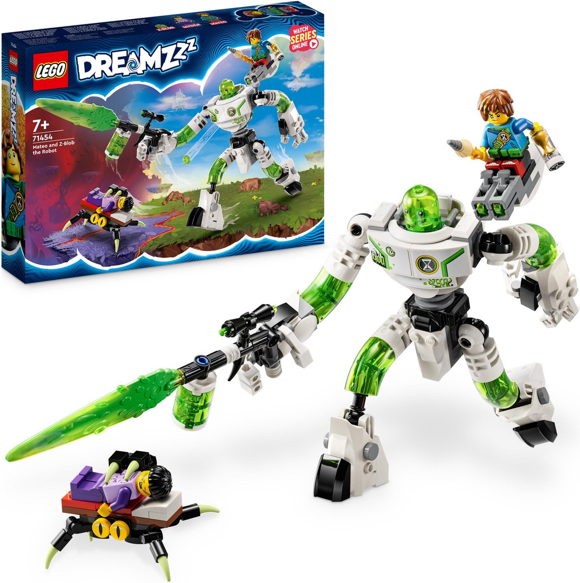 LEGO DREAMZzz Mateo en Z-Blob de robot Speelgoed met Grote Figuur - 71454