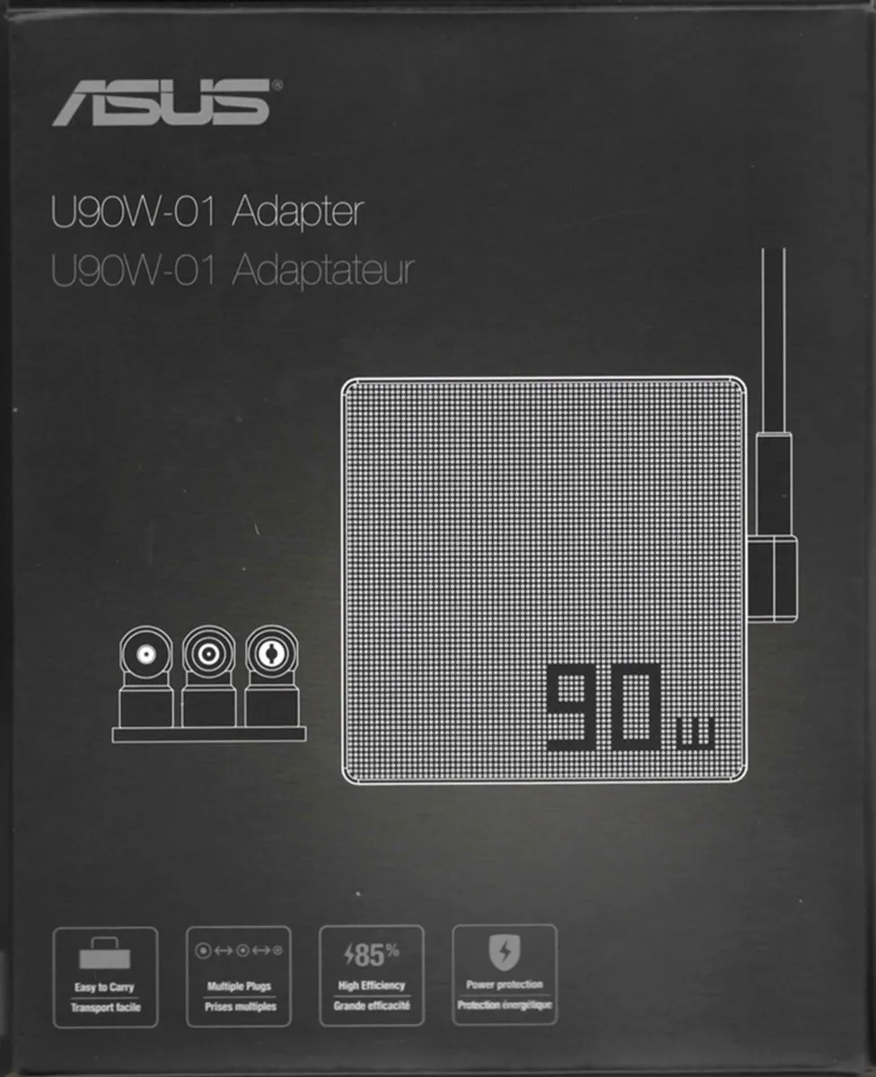 ASUS 90W-01 Adapter 90XB014N-MPW0P0 - Laptop - Zwart
