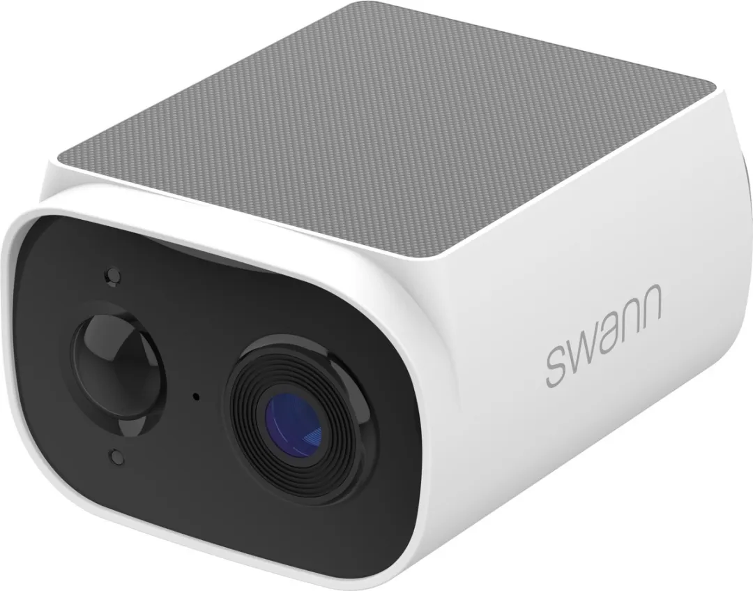 Swann 2K EVO Solar Wireless Security Camera - Buitencamera's - Wifi - 2K Ultra HD resolutie - Geïntegreerd Zonnepaneel - Nachtzicht - Tweeweg Audio - Geen Abonnementskosten - 16GB SD Card