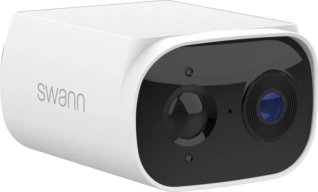 Swann 2K EVO Solar Wireless Security Camera - Buitencamera's - Wifi - 2K Ultra HD resolutie - Geïntegreerd Zonnepaneel - Nachtzicht - Tweeweg Audio - Geen Abonnementskosten - 16GB SD Card