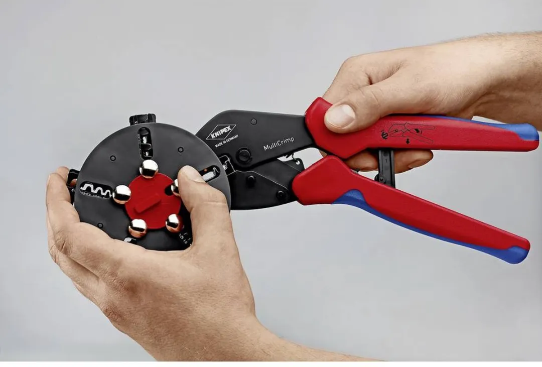 Knipex 973301 MultiCrimp Krimptang 250mm - 3 Krimpprofielen