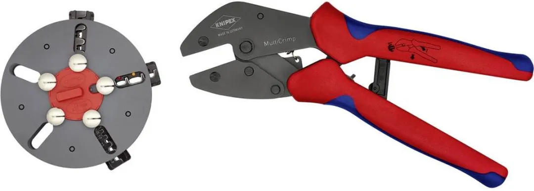 Knipex 973301 MultiCrimp Krimptang 250mm - 3 Krimpprofielen