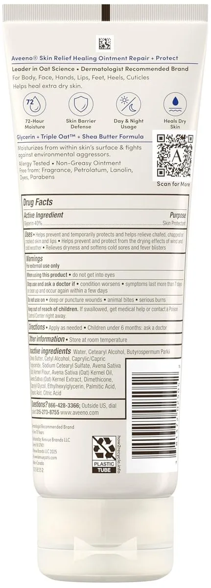 Aveeno Skin Relief Heelzalf 204g - 72u Bescherming