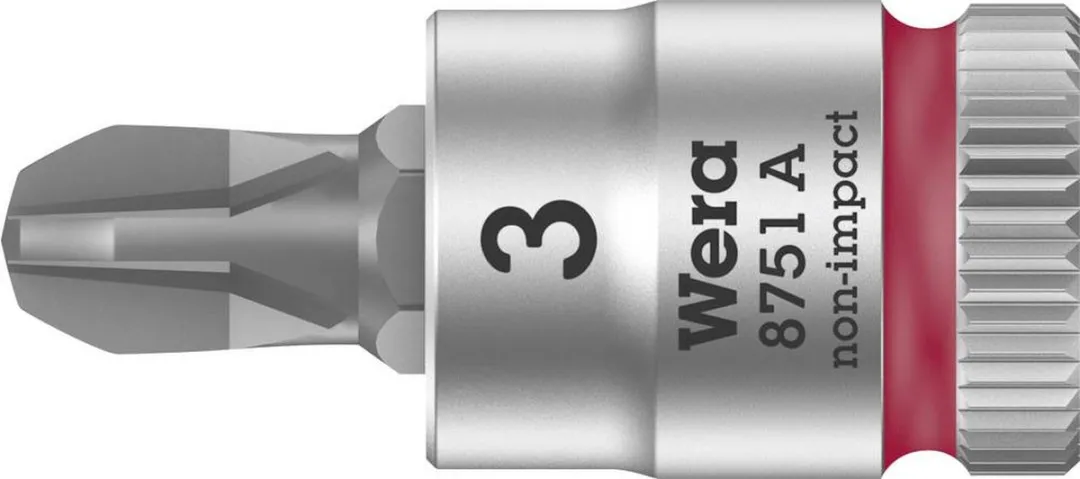 Wera 8751 A PH 3 6.5mm Kruiskop Dopsleutelbit - 1 Stuk