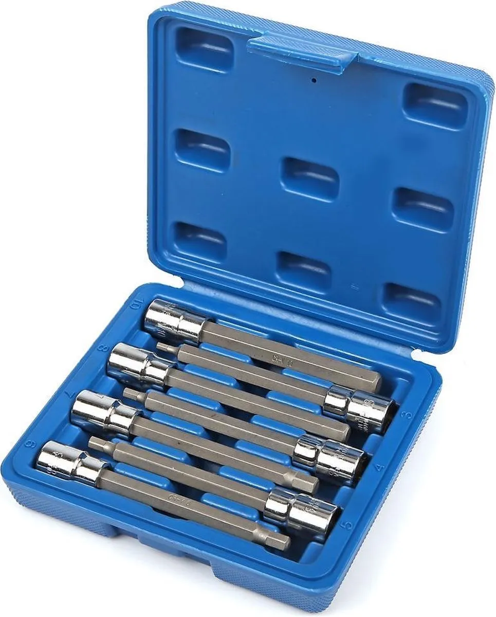 HBM 7-delige Profi Inbus Doppenset 3-10mm Model 2
