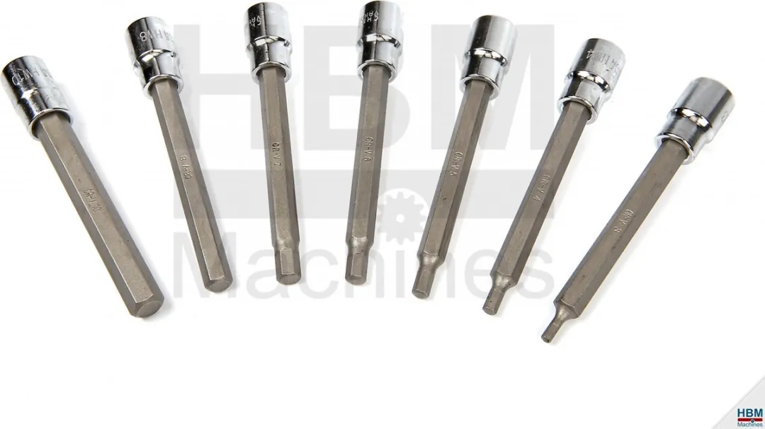 HBM 7-delige Profi Inbus Doppenset 3-10mm Model 2
