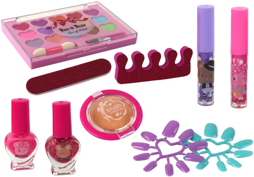 Lean Toys Kinder Make-up & Nagelstyling Set 25-delig