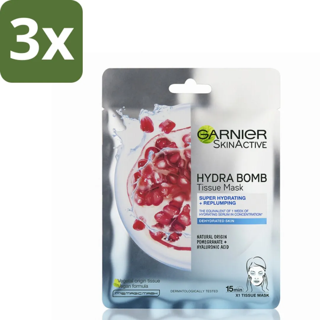 Garnier SkinActive Hydra Bomb Sheet Mask Granaatappel
