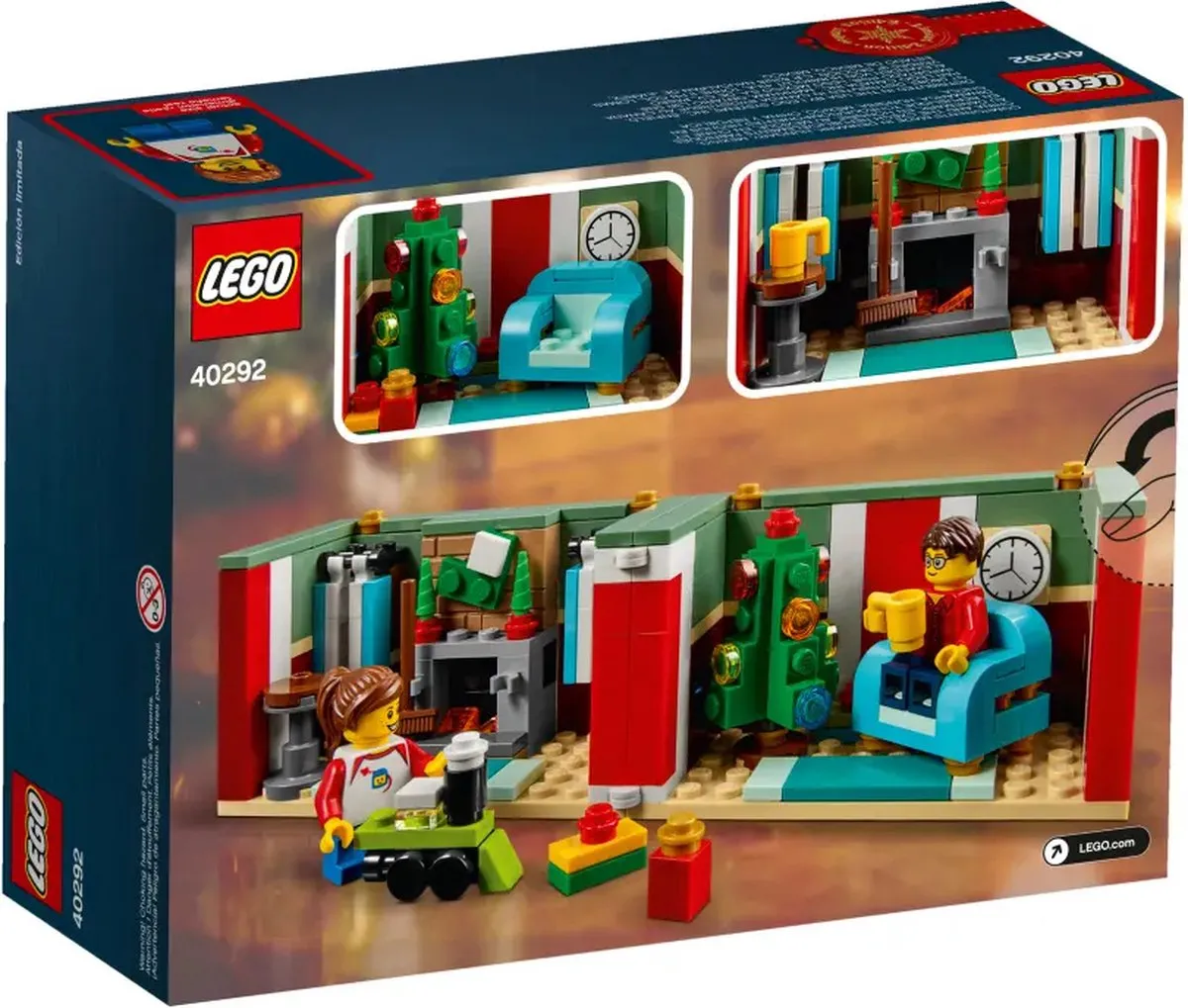 LEGO Kerst Geschenkdoos 40292 - 301 Stukken - 2 Minifiguren