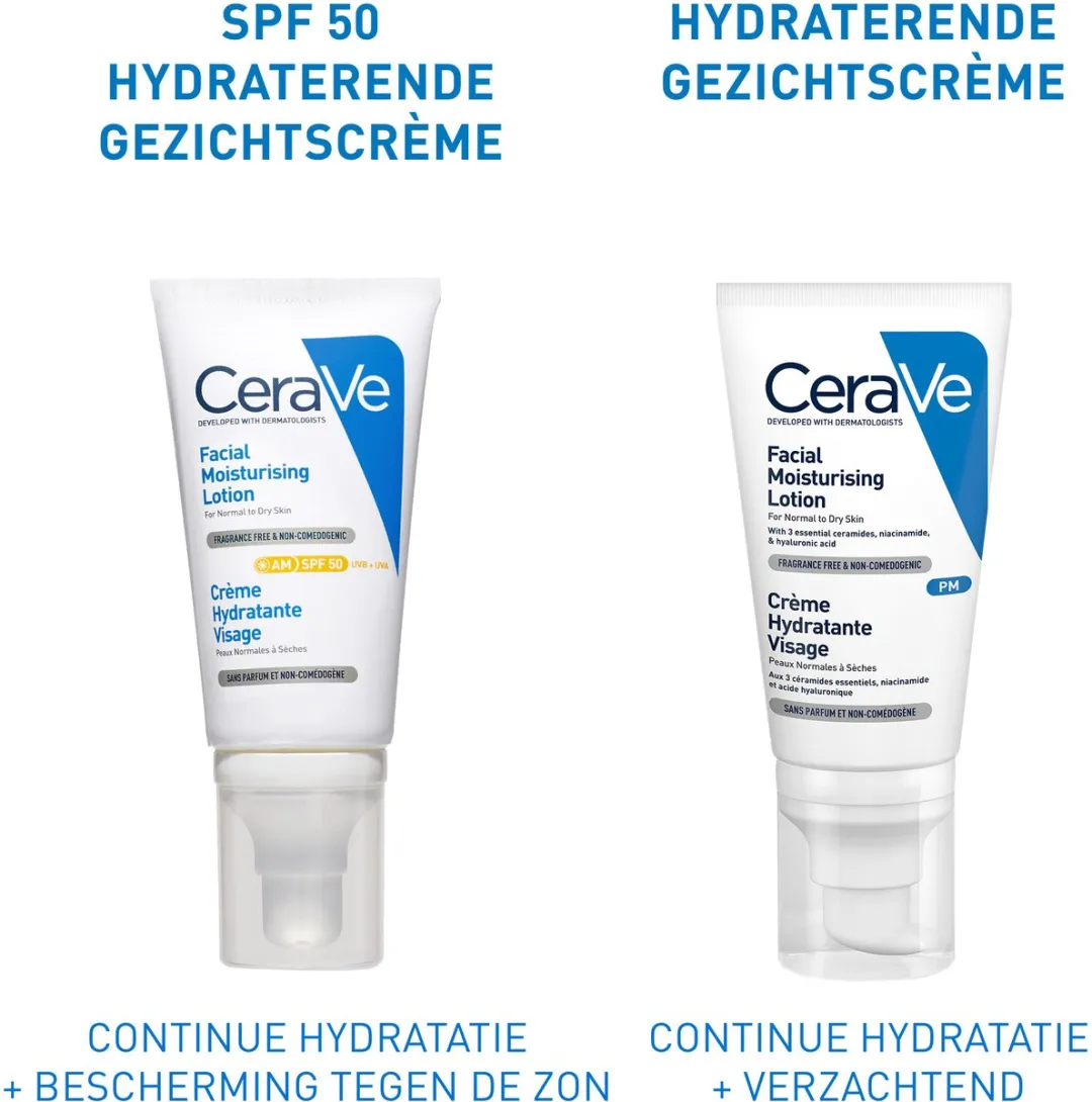 CeraVe Hydraterende Gezichtscrème SPF50 - 52ml