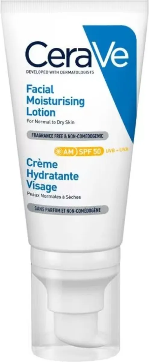 CeraVe Hydraterende Gezichtscrème SPF50 - 52ml