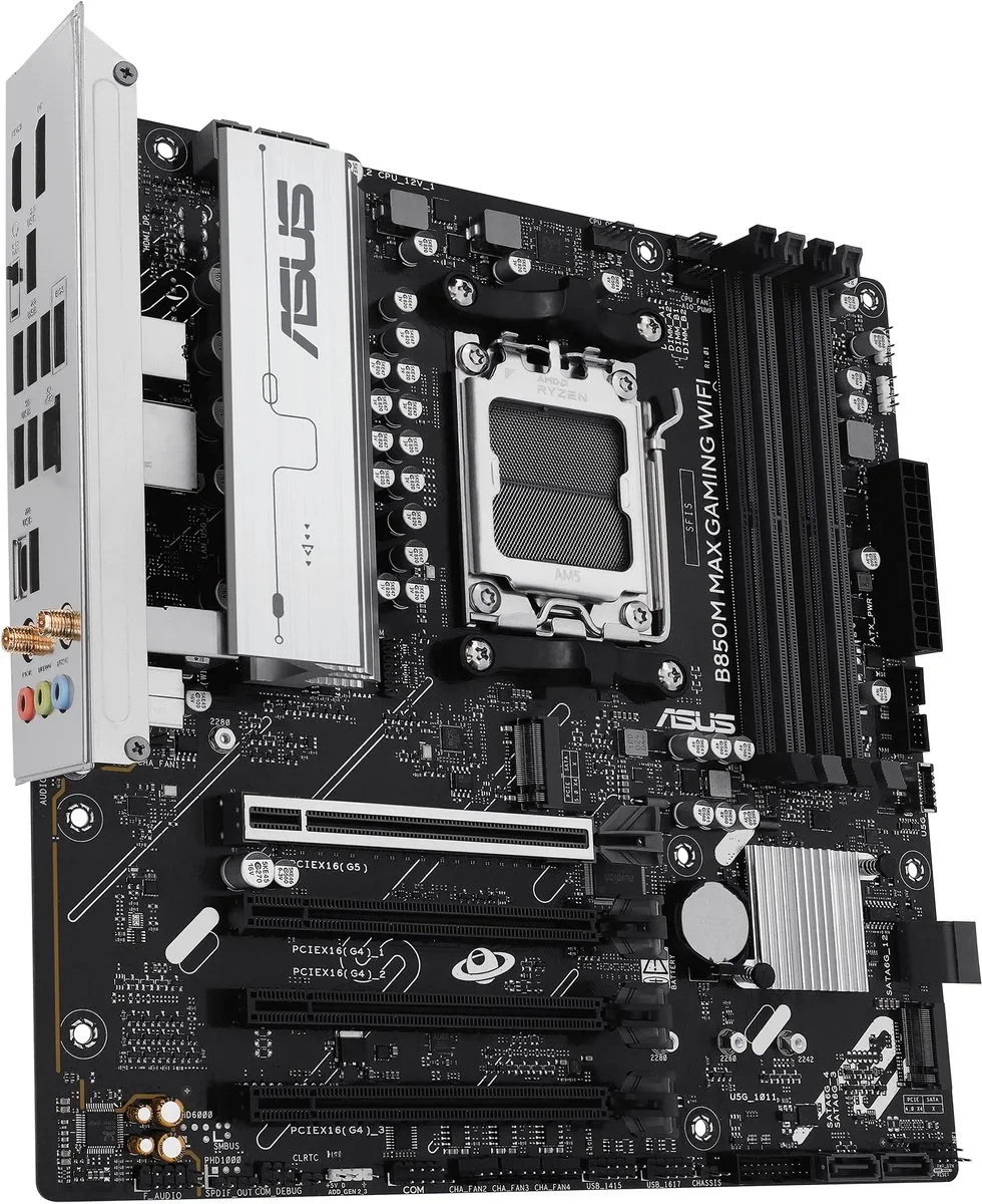 ASUS B850M MAX GAMING WIFI AM5 - microATX - afbeelding 6 van 6
