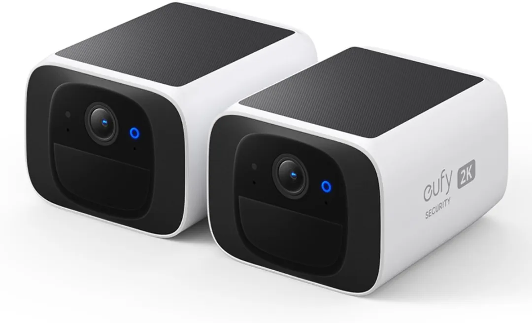 Eufy S220 SoloCam 2K Solar Camera Wit - 2 Stuks