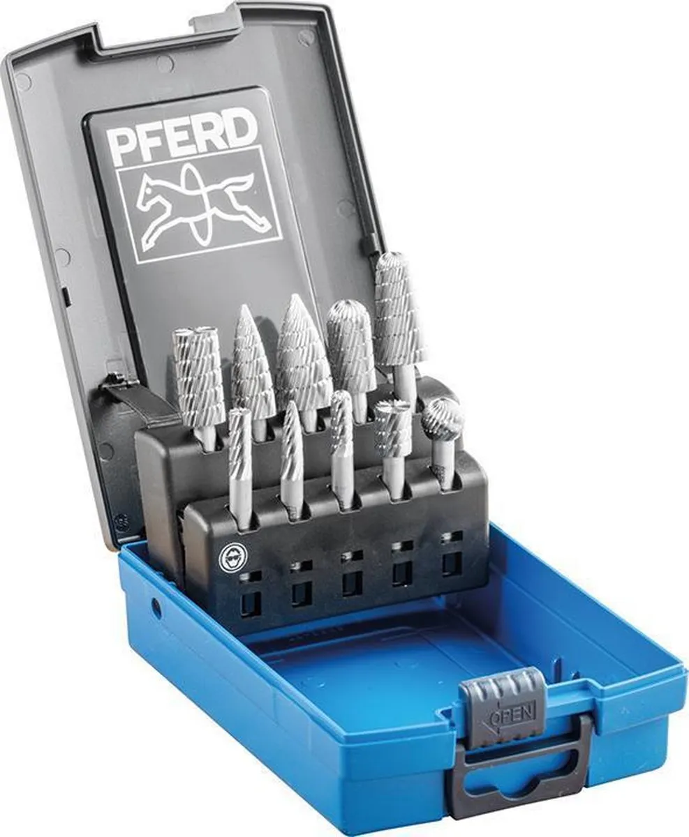 Pferd Stiftfrezenset 2290082 - 82 Stuks Ø6mm