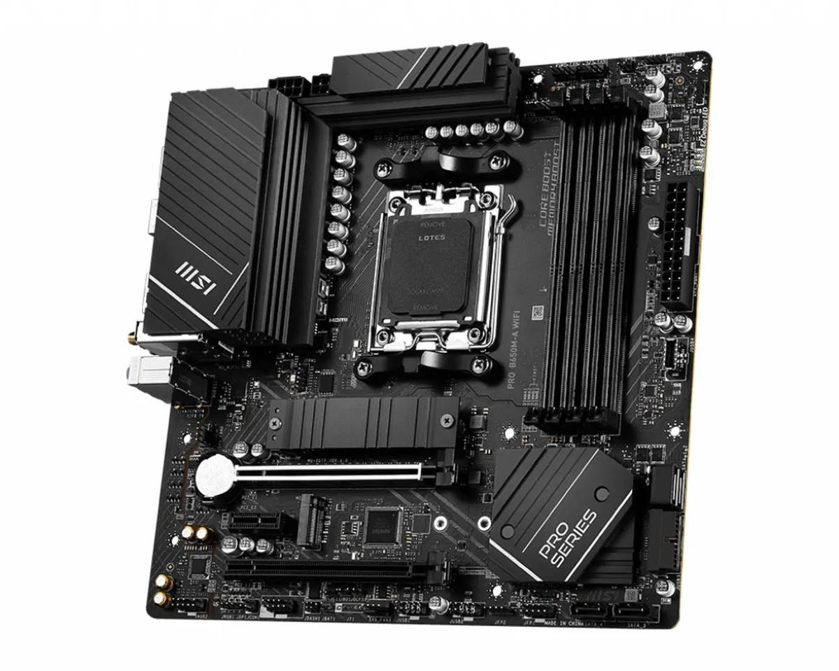 MSI PRO B650M-A WIFI AM5 Micro-ATX Moederbord