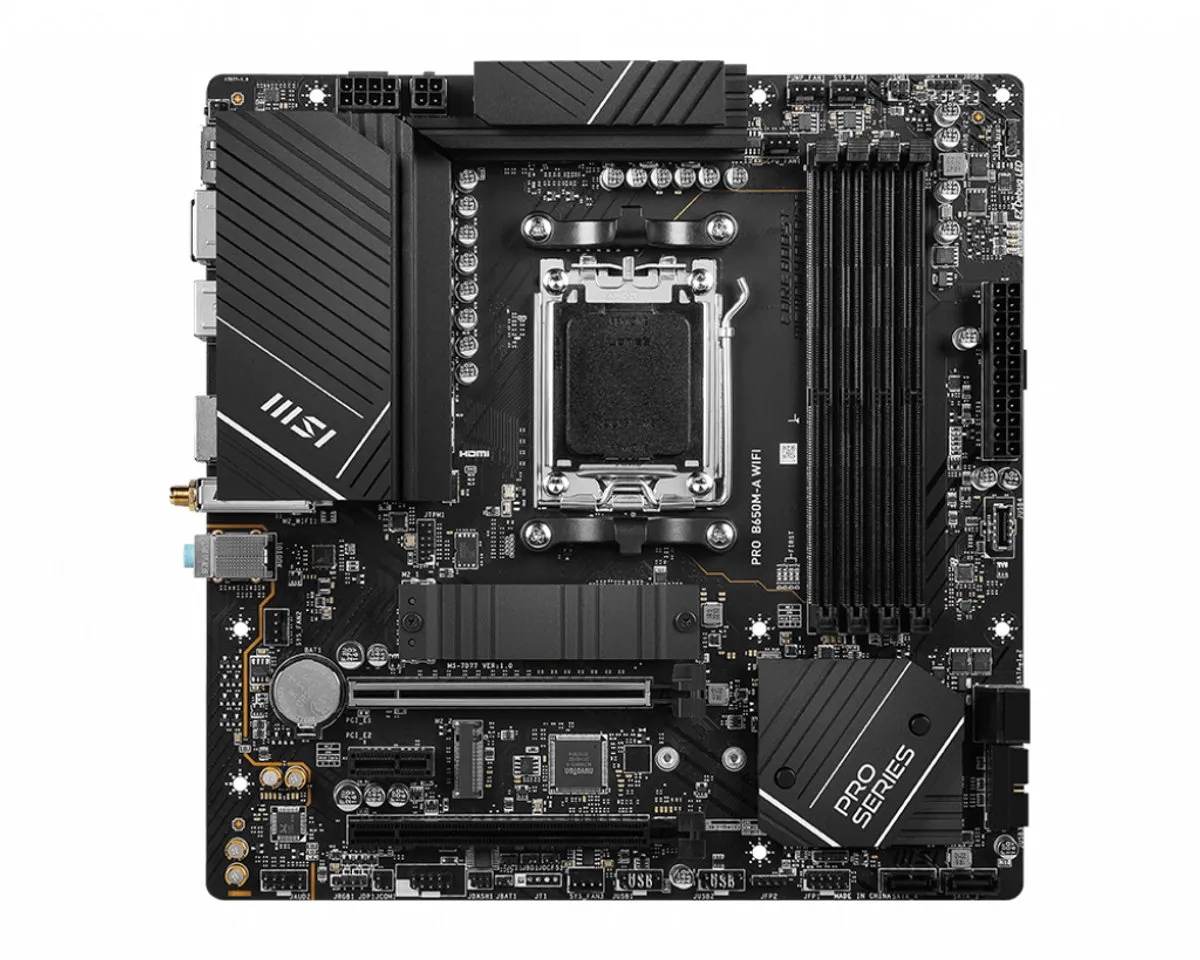 MSI PRO B650M-A WIFI AM5 Micro-ATX Moederbord