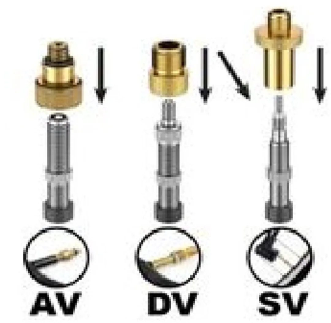 Dunlop Fietsventiel Adapter Set 14-delig