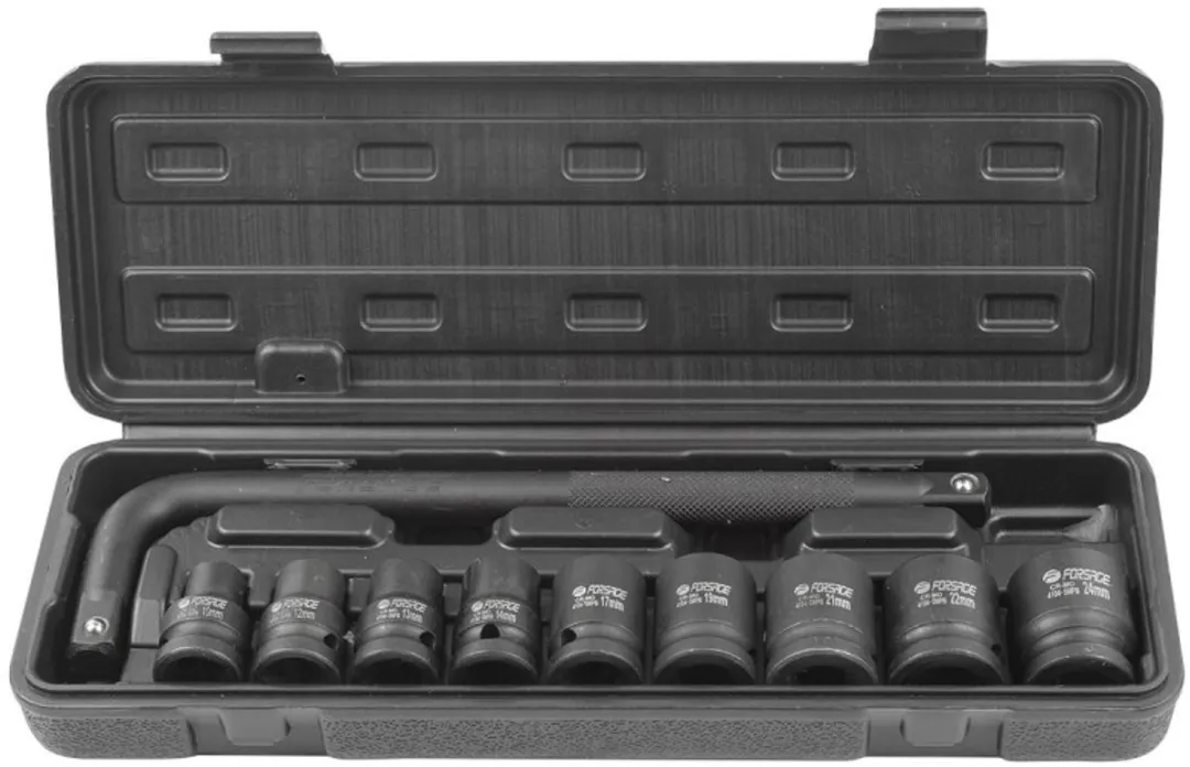 Forsage Dopsleutelset 10-24mm - 9 Stuks 1/2"