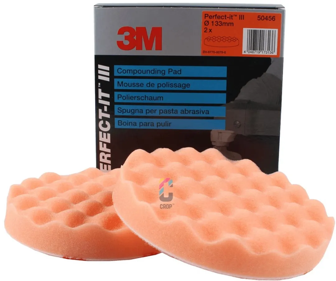 3M Perfect-It III Gewafelde Polijstschijf 133mm