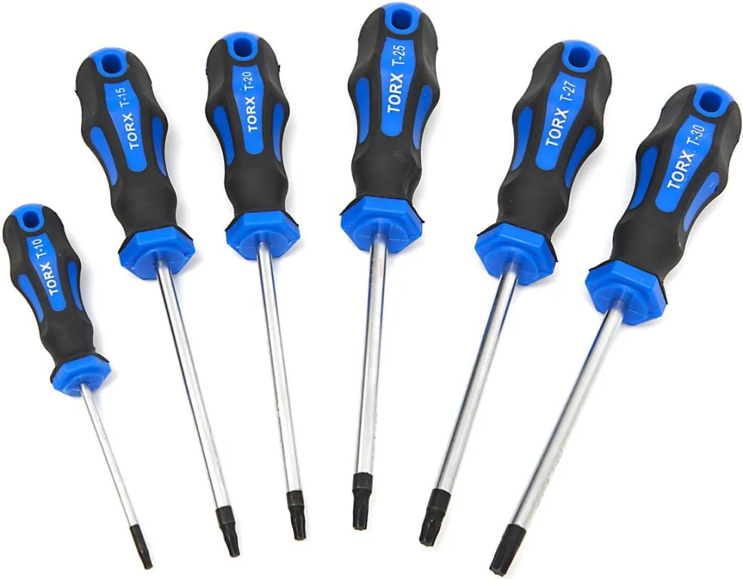 HBM 6-delige Torx Schroevendraaierset T10-T30