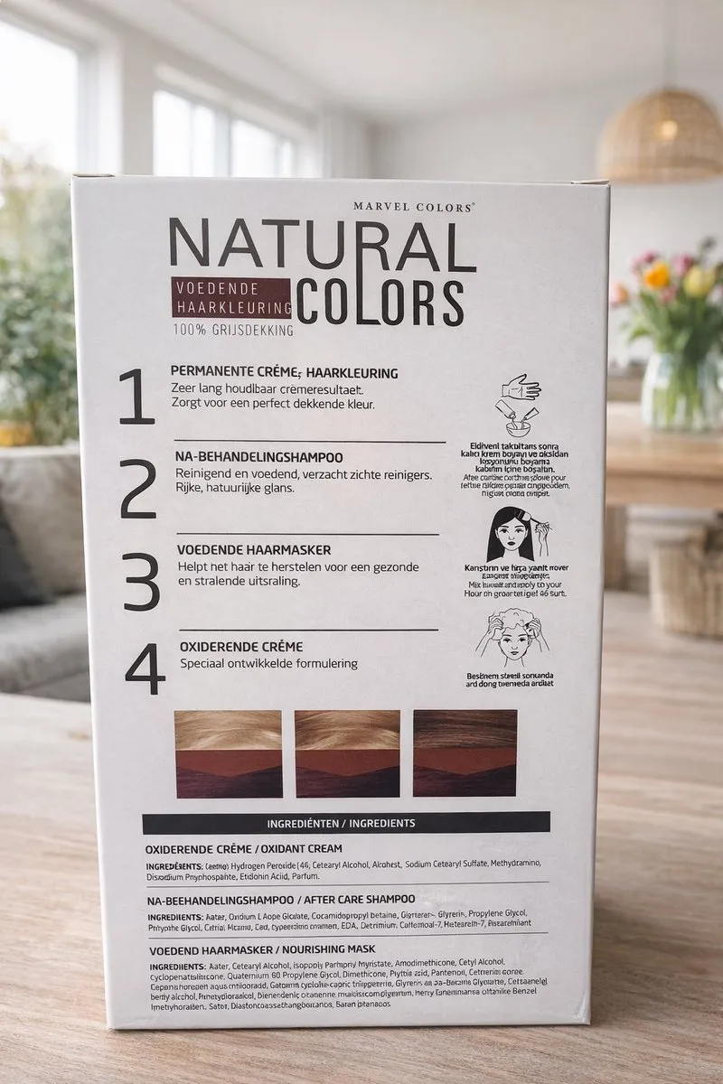 Marvel Natural Colors 9.0 Donker Blond Haarverf 125ml - 5 Stuks