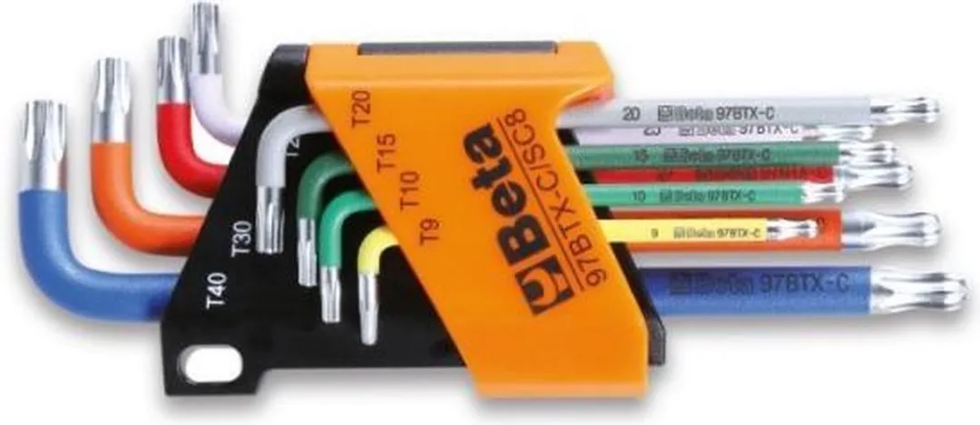 Beta Torx 97 Haakse Stiftsleutelset 8-delig