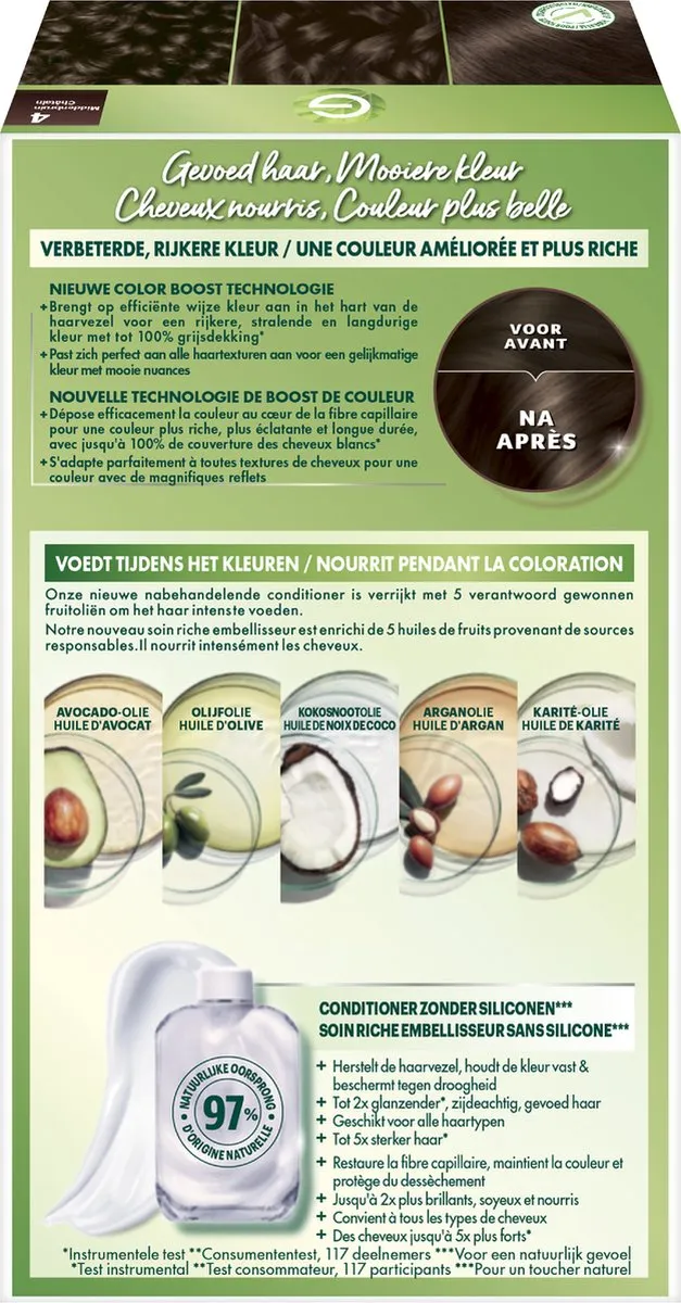 Garnier Nutrisse Ultra Crème 4 Middenbruin Haarverf 824ml