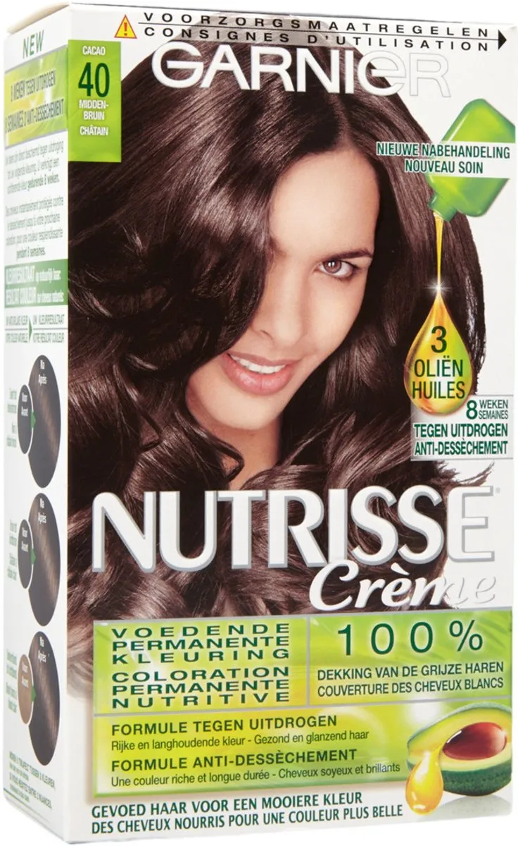 Garnier Nutrisse Ultra Crème 4 Middenbruin Haarverf 824ml