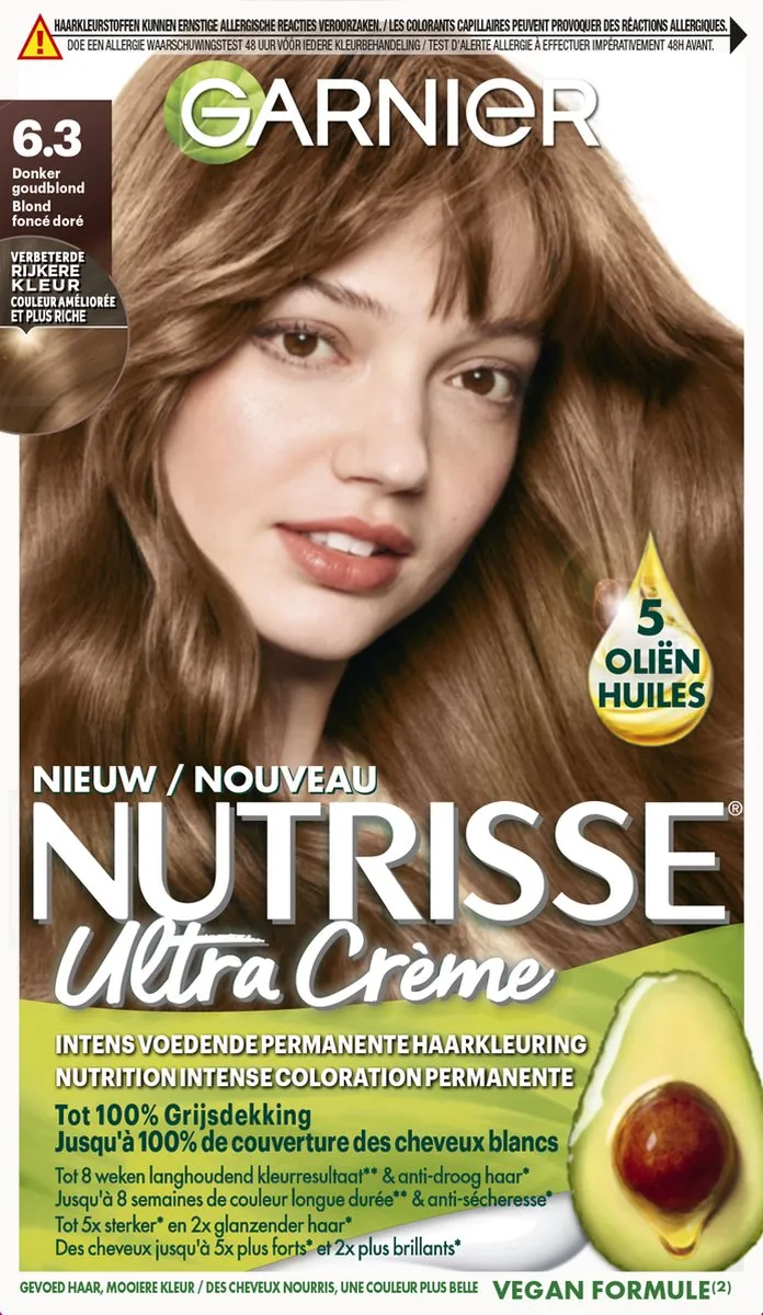 Garnier Nutrisse Ultra Crème Donker Goudblond 224g