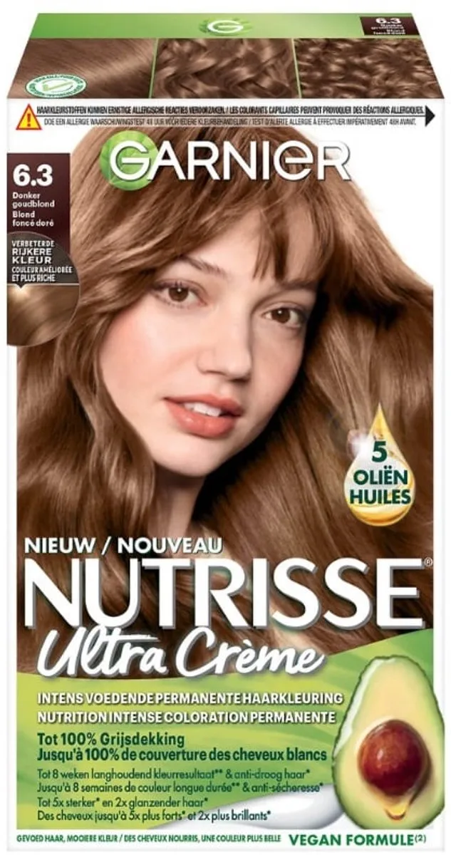 Garnier Nutrisse Ultra Crème Donker Goudblond 224g
