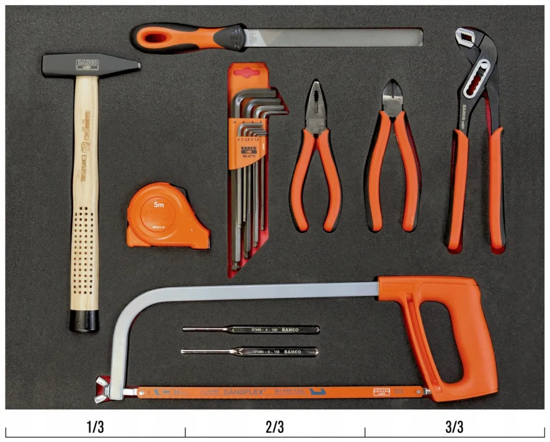 Bahco Gereedschapset 18-delig - Tang, hamer & meetgereedschap
